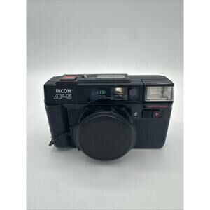 Ricoh AF-5 Point & Shoot With Color Rikenon 1:2.8 38Mm Analog Camera 35Mm WORKS